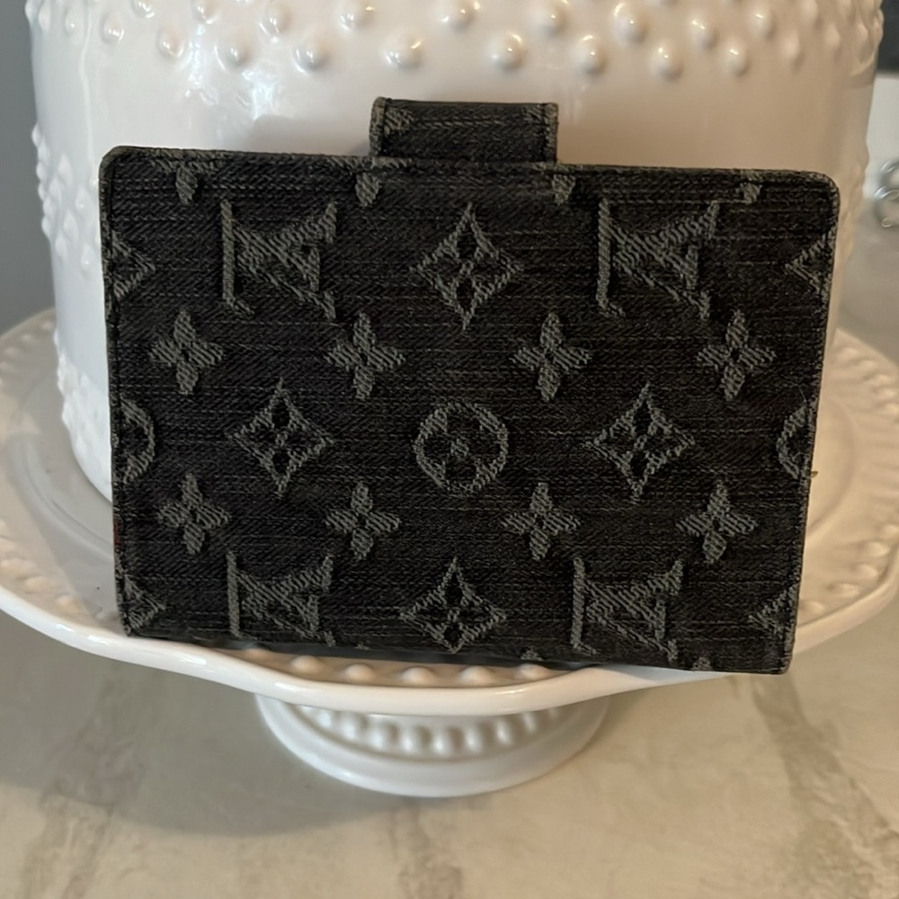 🦋RARE🦋Louis Vuitton Denim Monogram PM Agenda - Picture 2 of 11